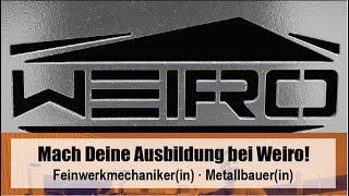 Ausbildung bei der Weisig Maschinenbau GmbH in Alfeld Leine WEIRO  LBTV [upl. by Kotz625]