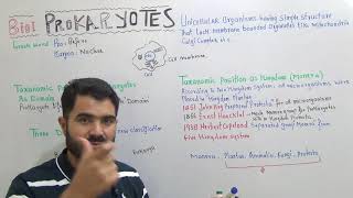 Prokaryotes Introduction and HistoryThree domain System Biology 1 by DrHadi [upl. by Yewed]