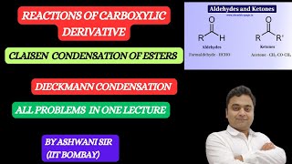 CLAISEN ESTER CONDENSATION II MECHANISM II ALDEHYDE KETONES amp CARBOXYLIC CHAPTER 12 CHEMISTRY [upl. by Inad]