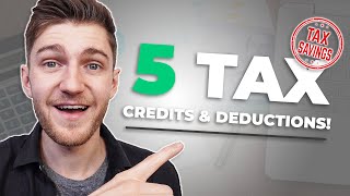 5 HUGE Tax Deductions to Save THOUSANDS in 2023  Canadian Tax Credits amp More [upl. by Akcirehs]