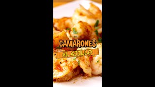 🍤 Camaron al Ajillo 🍤 Shorts 🦐 [upl. by Fillander615]