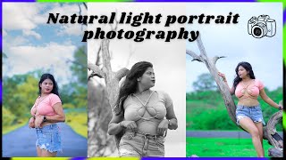 Natural light portrait photography  Eos RP  85mm lens  Outdoor photography Behind the scenes [upl. by Kalbli]