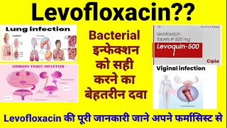 Levofloxacin 500 mgLevofloxacin tablets ip 500 mg usesdoseside effects in hindi [upl. by Elleira632]