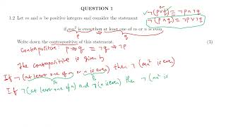 Real Analysis  Contrapositive  Proof by contradiction  Improper integral of the first kind [upl. by Jerad]