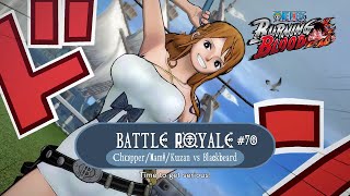 Battle Royale 70  Thunderclap  ChopperNamiKuzan Vs Blackbeard  One Piece  Burning Blood [upl. by Thetisa]