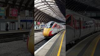 LNER Azuma for Middlesbrough arriving into York [upl. by Calle]