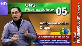 CNS Pharmacology Ar 05 Antiparkinsonian drugs [upl. by Atterahs203]