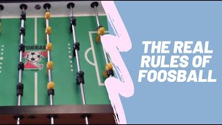 The REAL Rules of Foosball [upl. by Templas]