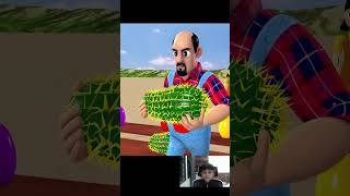 Scary Teacher 3D vs Squid Game Jump Over Crocodile Teeth vs Hang Hooks 5 Times Challenge shorts [upl. by Kronick]