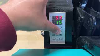 How to change Celsius to Fahrenheit on a Fancierstudio heat press machine [upl. by Adym]