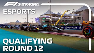 LIVE Qualifying I F1 Sim Racing World Championship 20232024 I Round 12 I Yas Marina [upl. by Delanty]