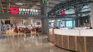 Dalaman airport departures 4k Walkingtour by MarioF TravelwithHugoF [upl. by Maisey]