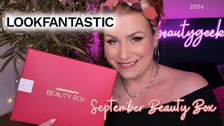 ✨SPOILER✨ EARLY UNBOXING OF LOOKFANTASTIC SEPTEMBER 2024 BEAUTY SUBSCRIPTION BOX [upl. by Willie]