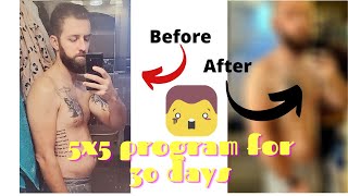 5x5 program 30 day results [upl. by Zanze681]