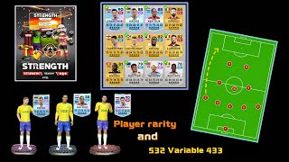 Ultimate Draft Soccer  STR Season Player Strength Analysis，And 532 formation fun play [upl. by Sylado453]