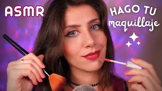 ASMR • Te MAQUILLO y limpio TU CARITA  Make Up  Roleplay [upl. by Alita]