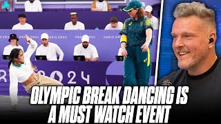 Break Dancing Debuts At The Olympics And Its Hilarious  Pat McAfee Reacts [upl. by Ellevel178]