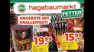 Hagebaumarkt Feuerwerksprospekt 201819 [upl. by Eiboj]