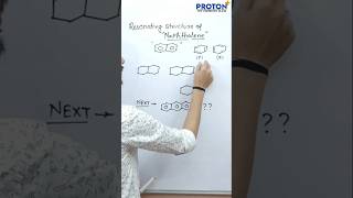 Resonating structure of Naphthalene Shorts chemistry shorttrick [upl. by Hazem553]