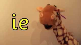 Geraldine the Giraffe learns ie in piece [upl. by Venola675]