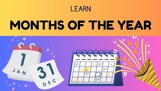 Learn the Months of the Year  Fun Kids Song for Learning Months” [upl. by Tullius658]