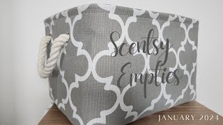 January 2023 Scentsy EMPTIES [upl. by Naiviv]