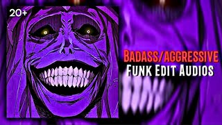 Badass Funk Edit Audios For Your Anger Issues😈💀 [upl. by Bergmans]