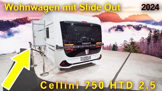 Tabbert Cellini 750 HTD 25 2024 🦊 Slide Out im Wohnwagen [upl. by Masao]