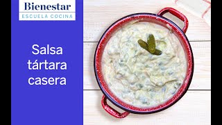 Receta de salsa tártara casera fácil y deliciosa [upl. by Rahsab]