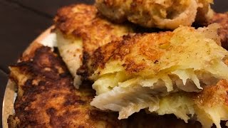 Рыба под картофельной quotшубойquot  рецепт приготовления вкусной рыбы [upl. by Htessil]