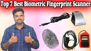 ✅ Top 7 Best Fingerprint Scanner In India 2022 With Price Biometric Scanner Review amp Comparison [upl. by Eyahsal]