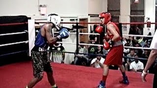 RESHAT MATI  CHRIS COAKLEY  NY METRO BOXING  CHURCH ST GYM  141 lb open 3 rounds [upl. by Latyrc]