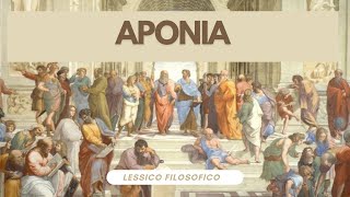 Lessico filosofico aponia [upl. by Keelin]