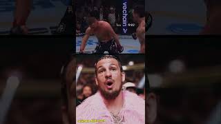 FIGHTERS REACT TO MAX HOLLOWAYS KNOCKOUT ufc mma ufc300 knockouts [upl. by Ahsratal]