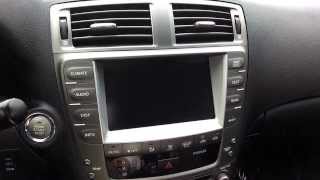 Lexus2007 IS250 w nav Screen Adjustments [upl. by Yates565]