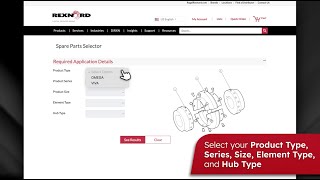 Introducing the Regal Rexnord Coupling Spare Parts Selector Tool for Omega amp Viva Couplings [upl. by Ner]