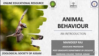 Animal Behaviour An Introduction [upl. by Neehcas]