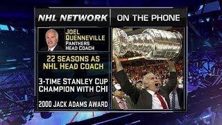 NHL Now Joel Quenneville on becoming the Panthers head coach Apr 8 2019 [upl. by Dorris]