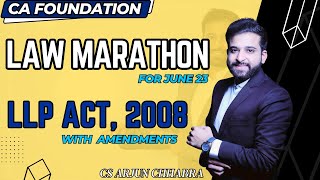 LLP ACT 2008  CA FOUNDATION  LIMITED  LIMITED LIABILITY PARTNERSHIP ACT 2008  WITH AMENDMENTS [upl. by Orling]