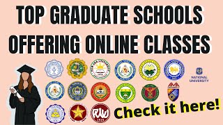 TOP GRADUATE SCHOOLS OFFERING ONLINE CLASSES [upl. by Fafa]