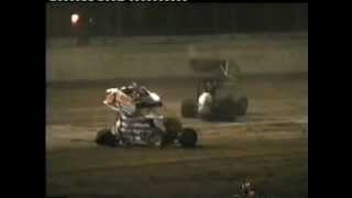 360 Sprintcar Crash Timmis Speedway Mildura [upl. by Ikoek]