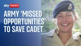 The Army missed opportunities to prevent suicide of female officer cadet [upl. by Trellas]