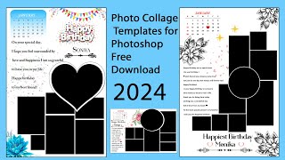 collage psd free download  Collage Maker  Photo Editor [upl. by Ayotahc]