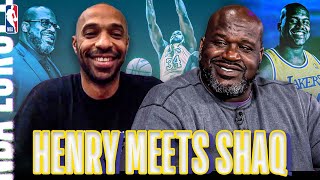 ⚽ THIERRY HENRY MEETS SHAQ 🏀 NBA 75th Abu Dhabi games AND MUCH MORE 🤩 [upl. by Alleira]