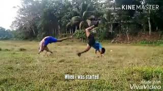 Sepak Takraw roll spike training  Inspiration Hard work [upl. by Eesdnyl]