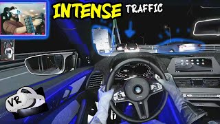 BMW M8 amp E63 S AMG w LOUD Exhaust in Intense Traffic MkElite Server  Assetto Corsa Wheel Gameplay [upl. by Lecroy854]