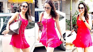 Actress Pragya Jaiswal With Stunning Looks Spotted At Bandra  Pragya Jaiswal Latest Video [upl. by Levin]