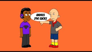 Classic Caillou Rants ​⁠andres290sbonus4 and gets Grounded DISOWNED [upl. by Karmen]