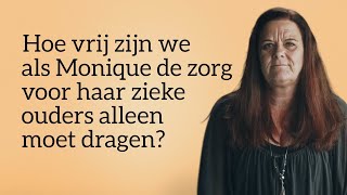 D66 — Hoe vrij zijn we als Monique in haar eentje de zorg voor haar zieke ouders moet dragen [upl. by Tare]