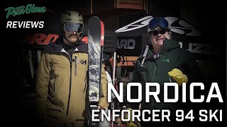 Peter Glenn Reviews 2425 Nordica Enforcer 94 Ski [upl. by Asirral]